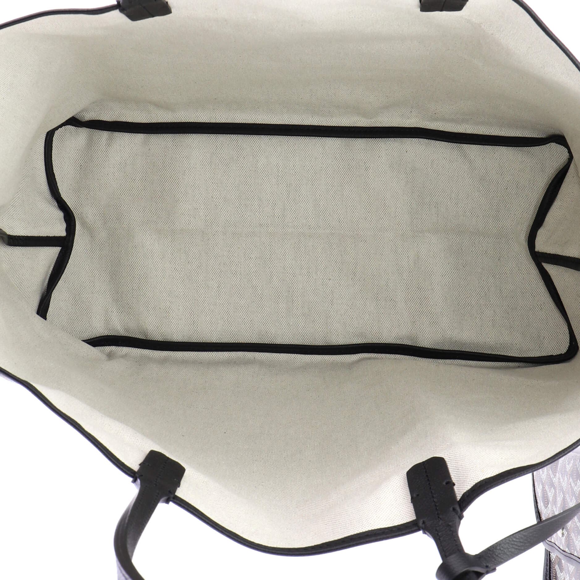 Saint Louis Tote Coated Canvas PM, Alternate, color, Black