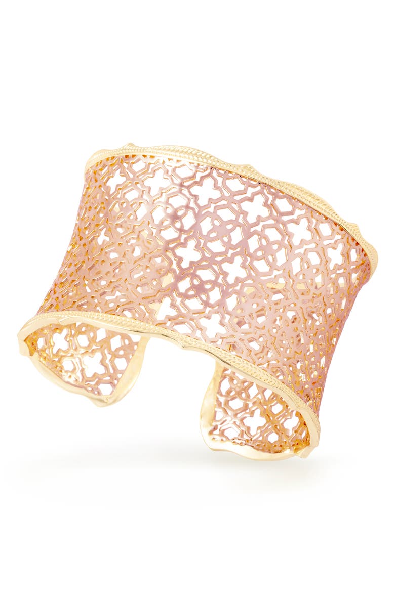 Kendra Scott Mystic Bazaar - Candice Wide Cuff, Alternate, color, Rose Gold/ Gold
