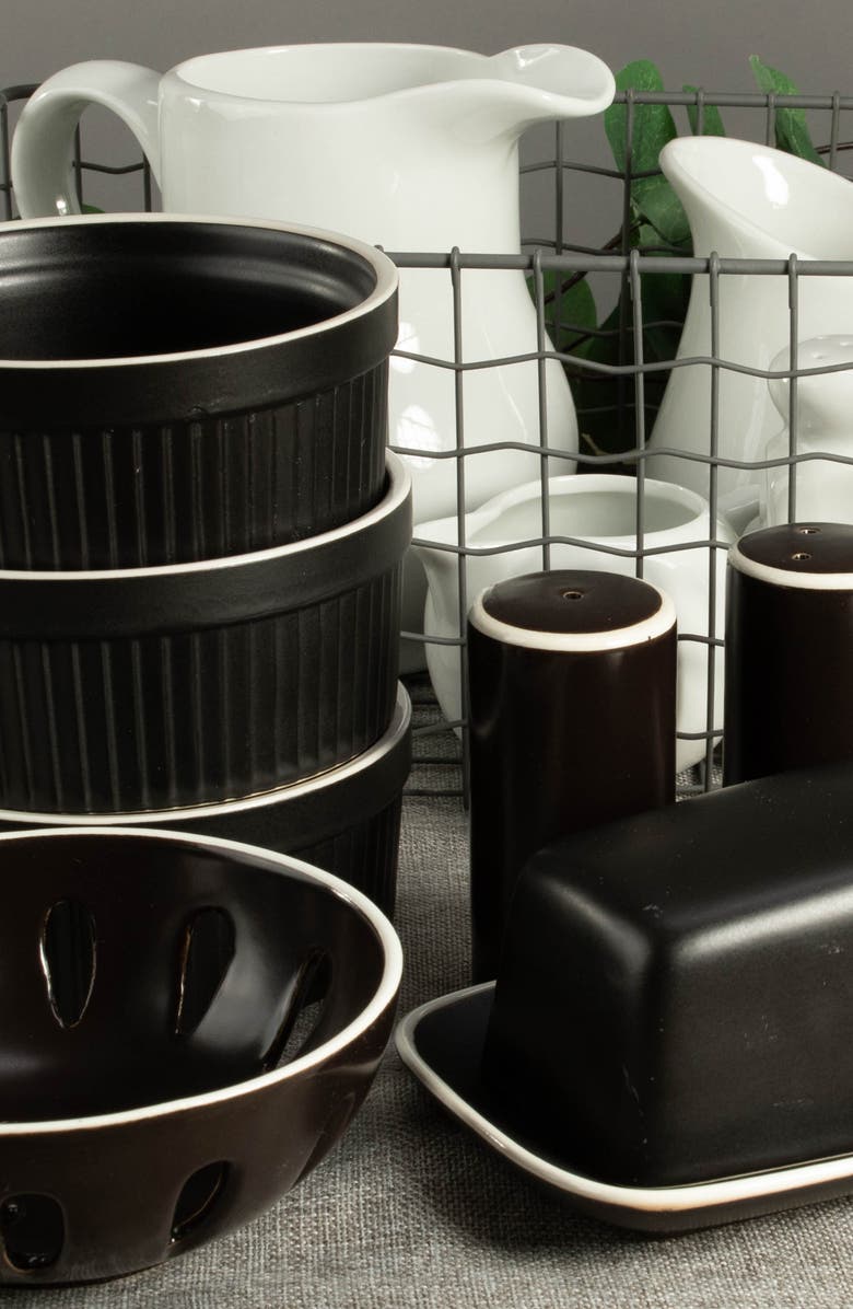 BIA Cordon Bleu 7-Piece Tabletop Ceramic Set, Alternate, color, Black