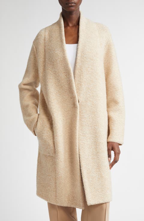 Bouclé Cardigan Coat