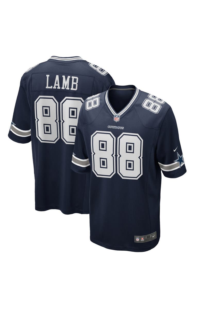 Nike Men's Nike CeeDee Lamb Navy Dallas Cowboys Game Jersey, Main, color, Navy