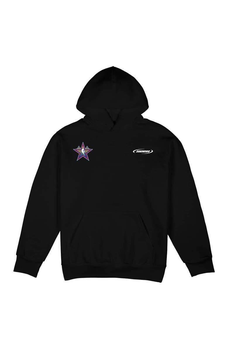 Stadium Essentials Unisex Brand Seen x Stadium Essentials  Black 2025 NBA All-Star Game Sorry I'm An All-Star Oversized Pullover Hoodie, Alternate, color, 