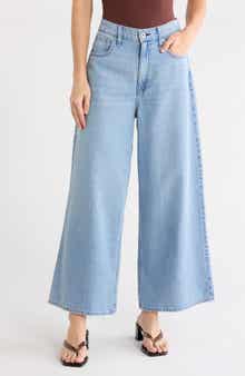 Serena High Waist Crop Wide Leg Jeans
