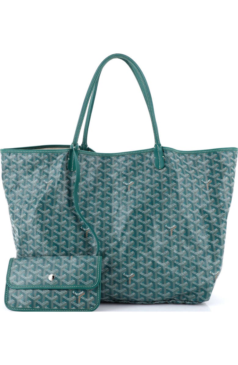 Pre-Owned Goyard Saint Louis Tote Coated Canvas GM, Alternate, color, Green