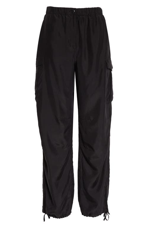 Rag & Bone Roth Silk Joggers In Black