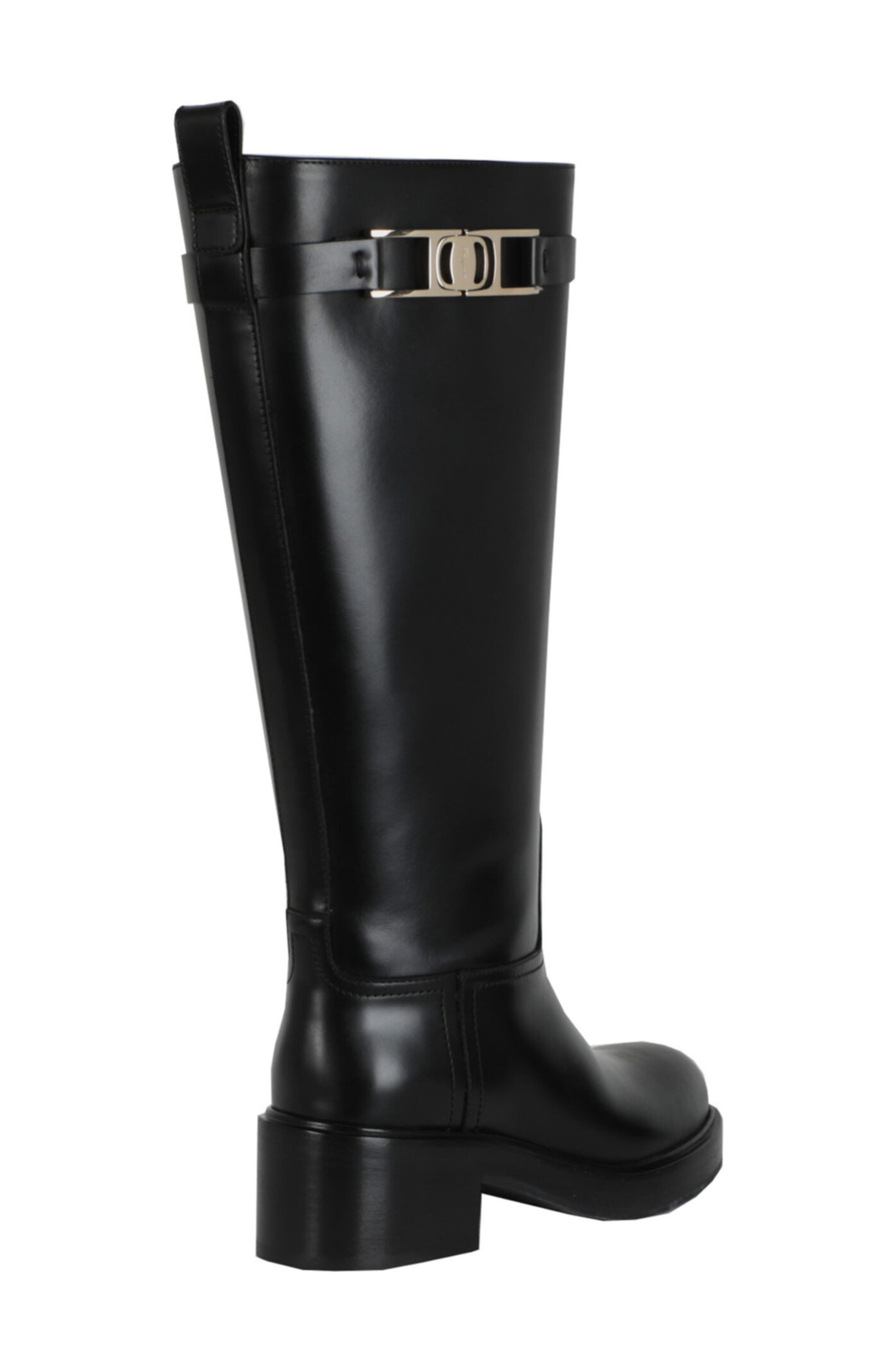 FERRAGAMO Rosalie Tall Leather Boot, Alternate, color, 