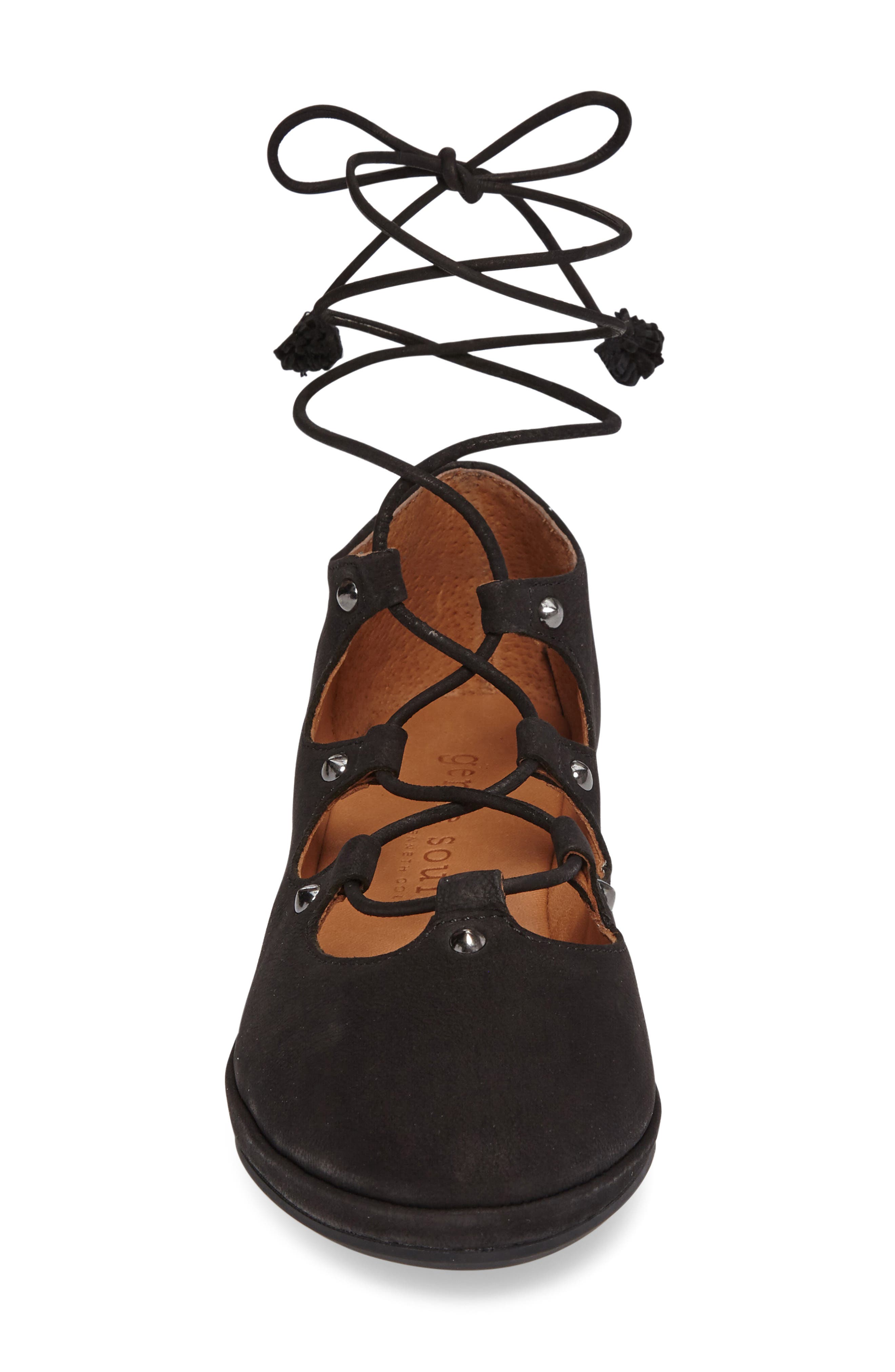 Gentle Souls Nita Lace-Up Flat, Alternate, color, 