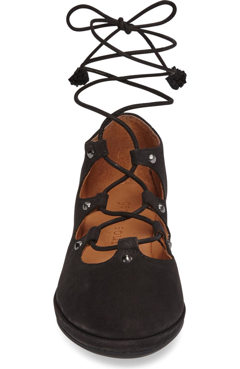 Gentle Souls Nita Lace-Up Flat, Alternate, color,