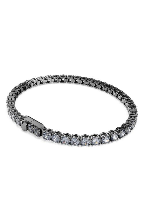 Swarovski Matrix Tennis Armband In Metallic