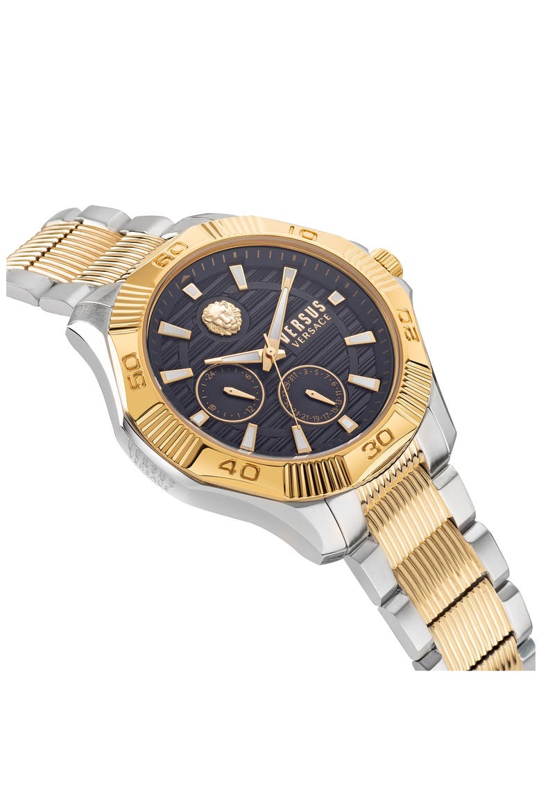 Dtla Multifunction Bracelet Watch, 46mm, Alternate, color, TWO TONE