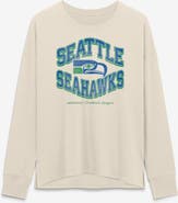 FANATICS Women's Fanatics Cream Seattle Seahawks Heritage Legacy Long Sleeve T-Shirt