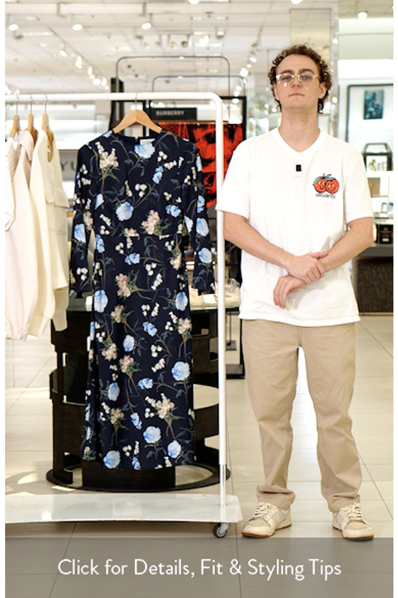 Tyra Floral Long Sleeve Gown video