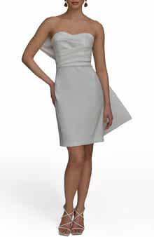 Strapless Bow Back Dress