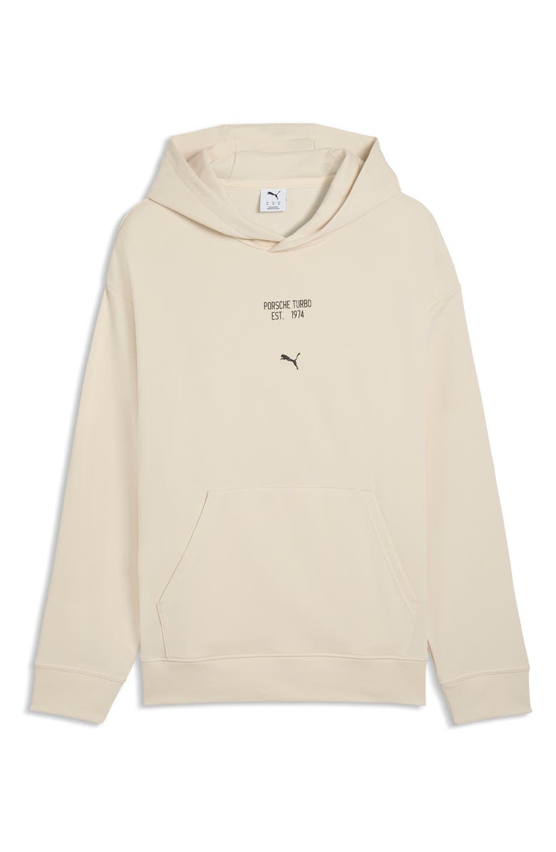 PUMA Porsche League Graphic Hoodie, Main, color, Alpine Snow