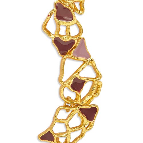 Dhwani Bhansal Gaia Drop Earrings In Gold Plated