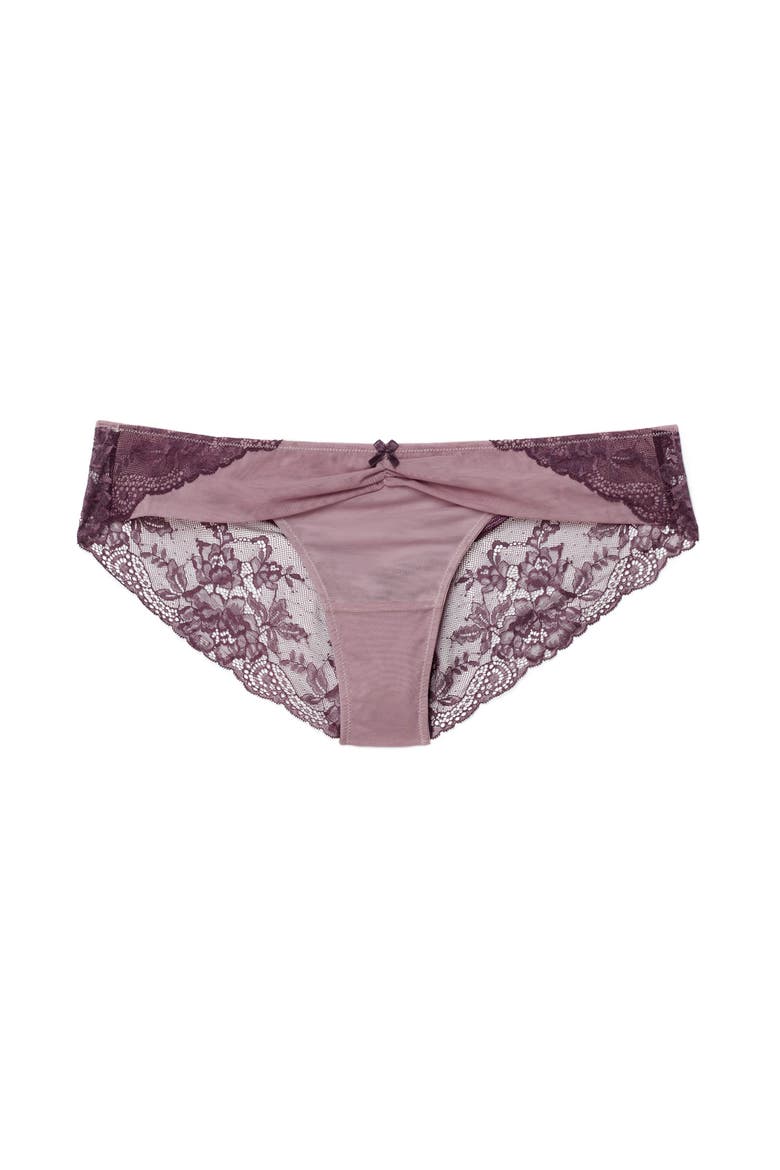 Clairabella Bikini Panties, Main, color, Dark purple