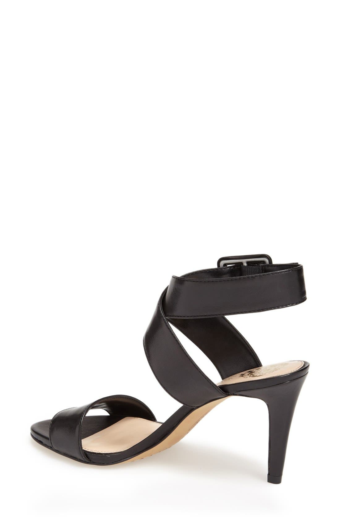 Vince Camuto 'Casara' Snake Embossed Leather Sandal, Alternate, color, 