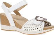 Dansko Stella Ankle Strap Platform Wedge Sandal
