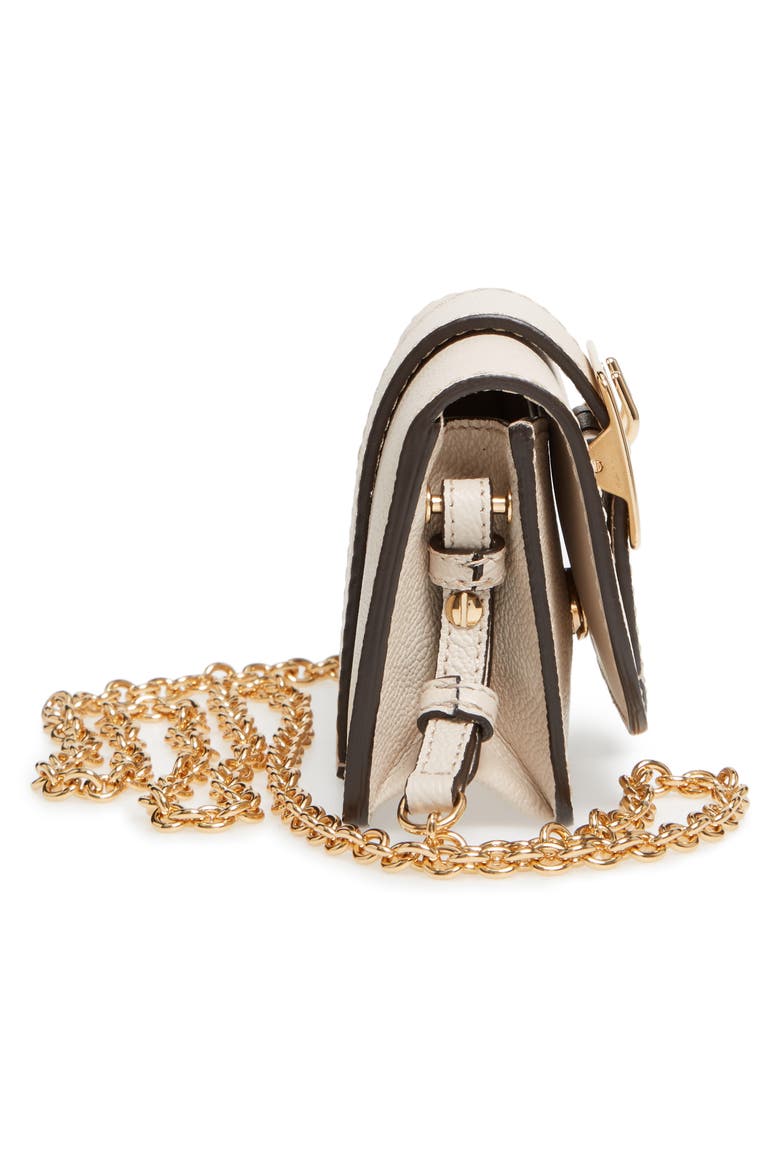 Mini Buckle Leather Bag, Alternate, color, LIMESTONE