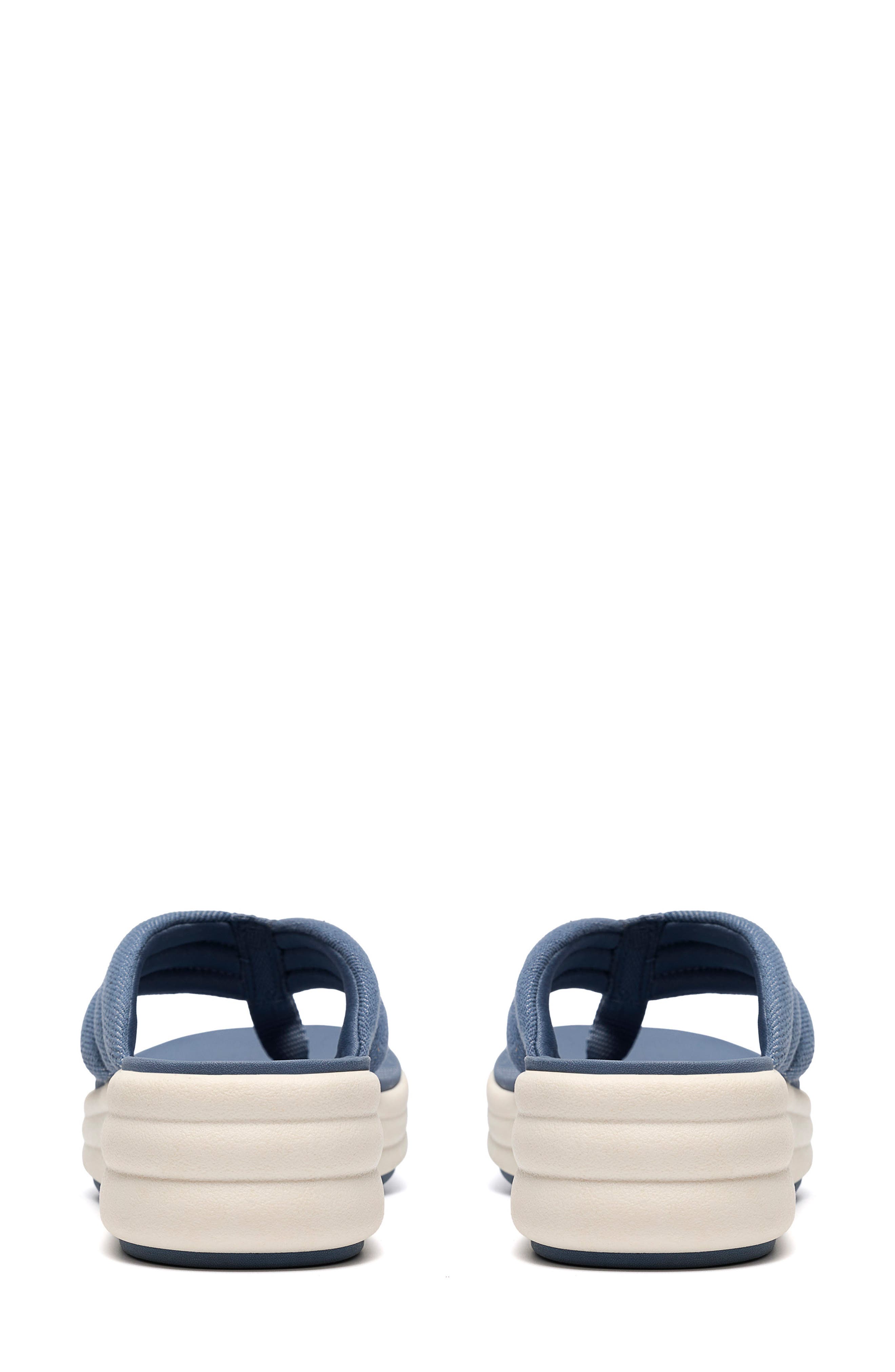 Clarks<sup>®</sup> Drift Carmen Wedge Flip Flop, Alternate, color, Blue Grey