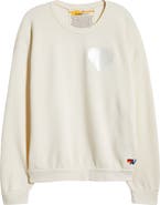 Aviator Nation Glitter Heart Crewneck Sweatshirt