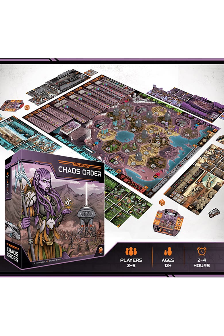 Circadians Chaos Order Strategy Boardgame, Alternate, color, Multicolored