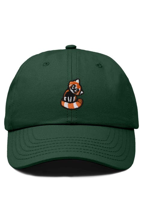 Red Panda Embroidered Dad Hat