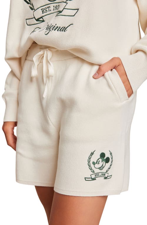 BAREFOOT DREAMS BAREFOOT DREAMS MICKEY MOUSE COZYCHIC® ULTRA LITE® GRAPHIC DRAWSTRING SHORTS 