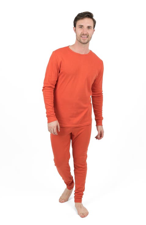 Men's Cotton Solid Matching Family Pajamas