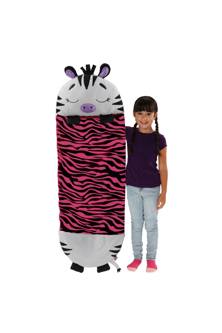 Pillow & Sleepy Sack Large Zinnia Zebra, Alternate, color, Multicolored
