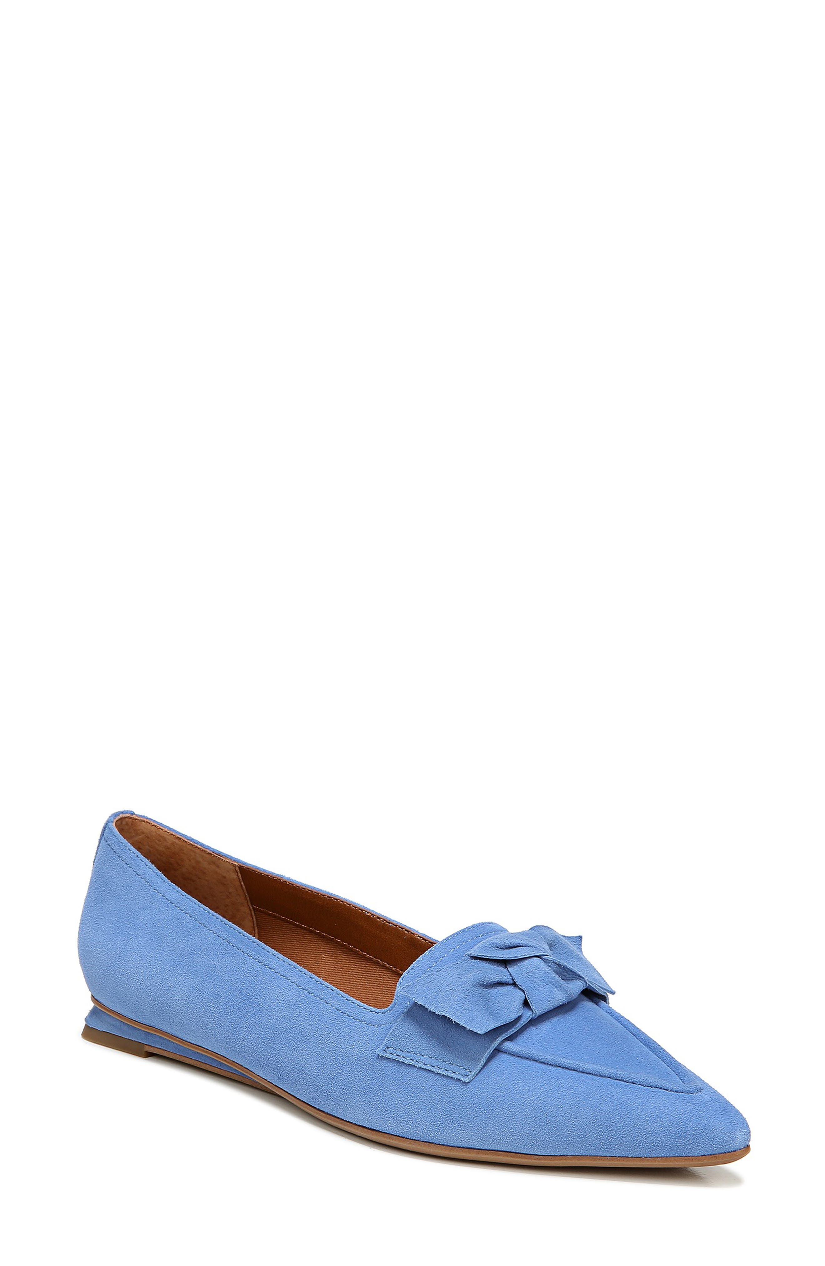 Raya Flat, Main, color, CORNFLOWER SUEDE