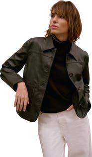 MINT VELVET Leather Pocket Detail Jacket