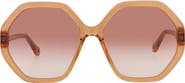 Chloé 58mm Geometric Sunglasses