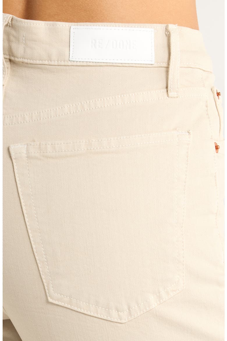 High Waist Ankle Wide Leg Jeans, Alternate, color, PEBBLE