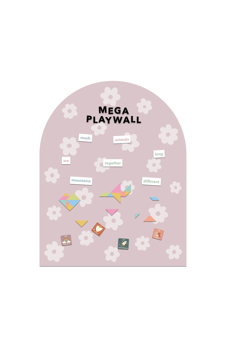 Cherrypick MEGA Magic Playwall Arch Magnetic Wall Decal, Main, color, Daisy