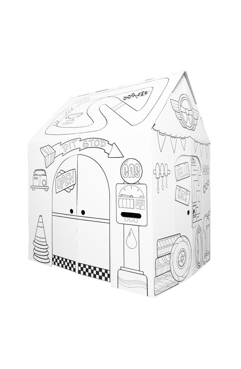 Easy Playhouse Garage Kids Art And Craft, Alternate, color, Multicolored