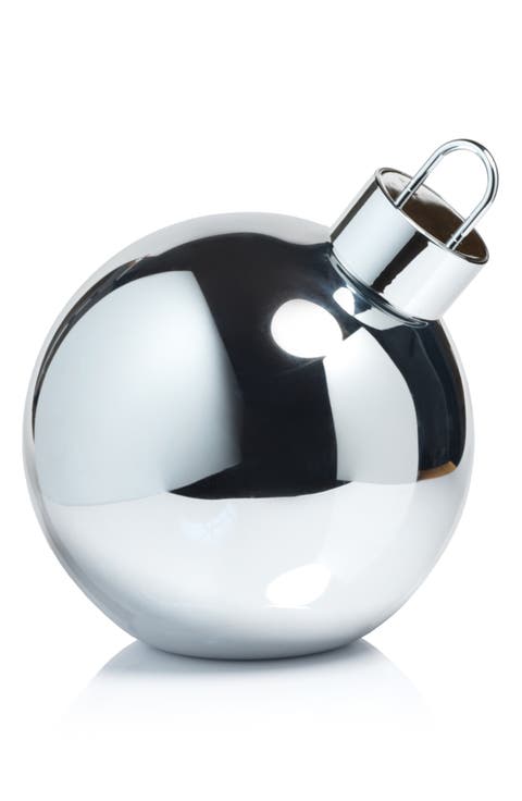 LED Lighted Oversized Tabletop Glass Ball Ornament
