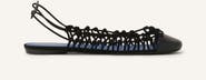 Lanvin Knitline Slingback Ballerina In Leather