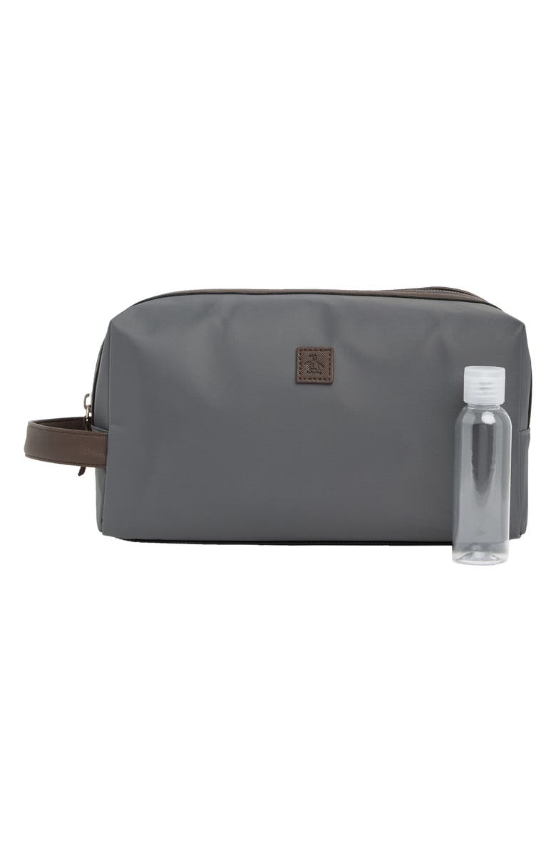 Original Penguin Travel Dopp Kit, Main, color, Grey