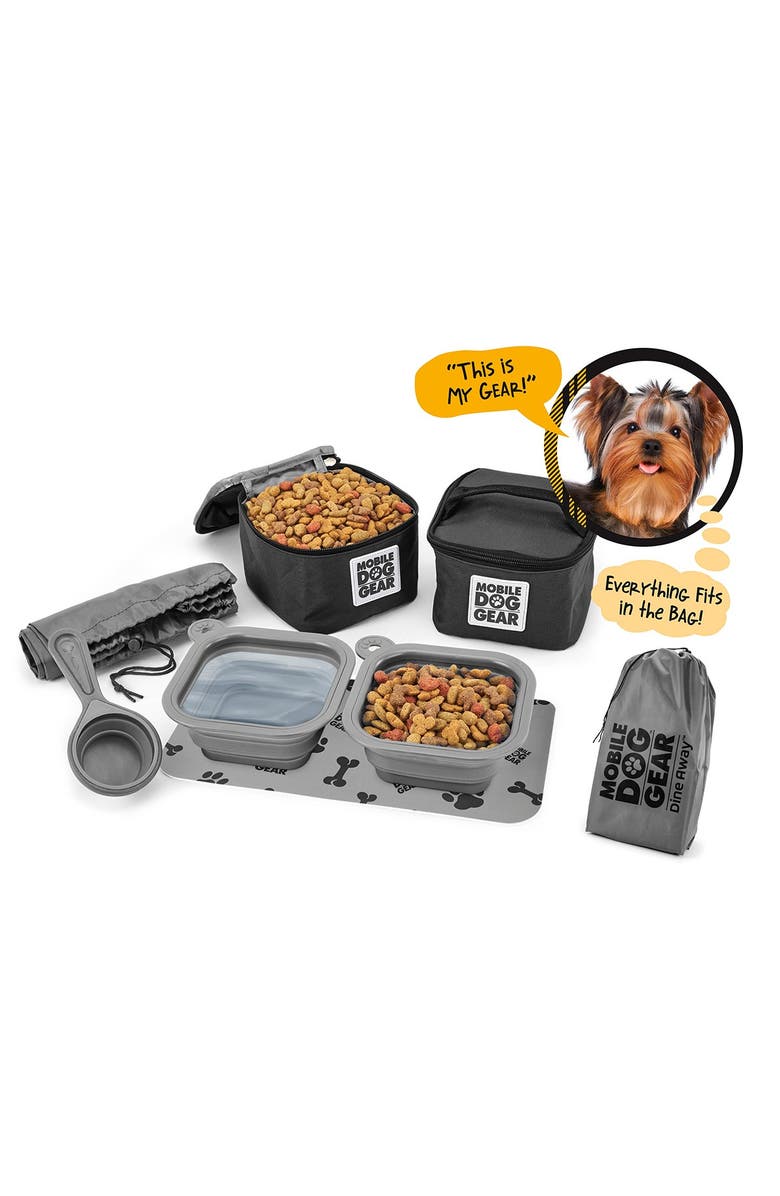 MOBILE DOG GEAR Day Away(R) Tote Bag, Dine Away(R) Set, & Weekend Backpack Gear Bundle, Alternate, color, 
