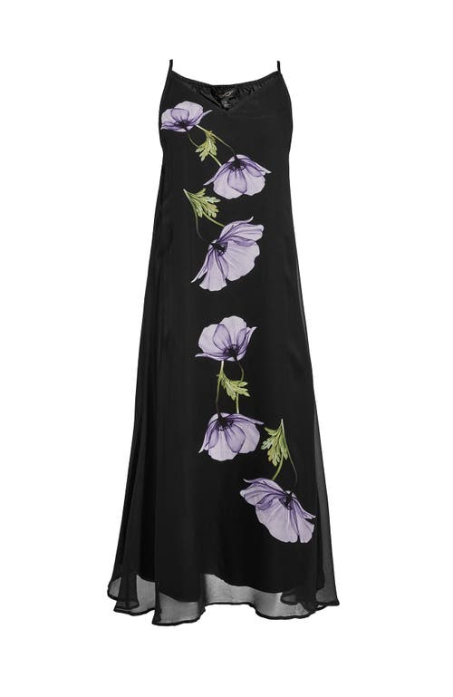 As By Df Christa Maxi Slip Dress In Black