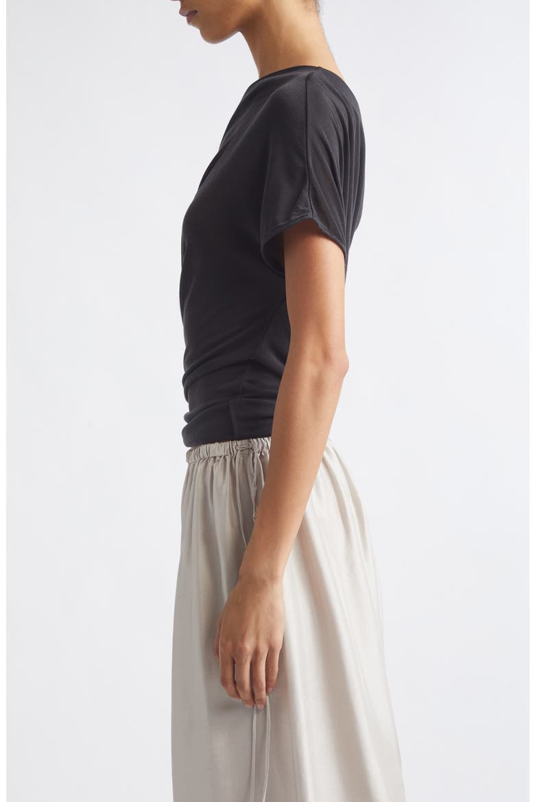 Off the Shoulder Jersey Top, Alternate, color, CHARCOAL