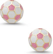 Lily Nily Kids' 3D Soccer Ball Stud Earrings