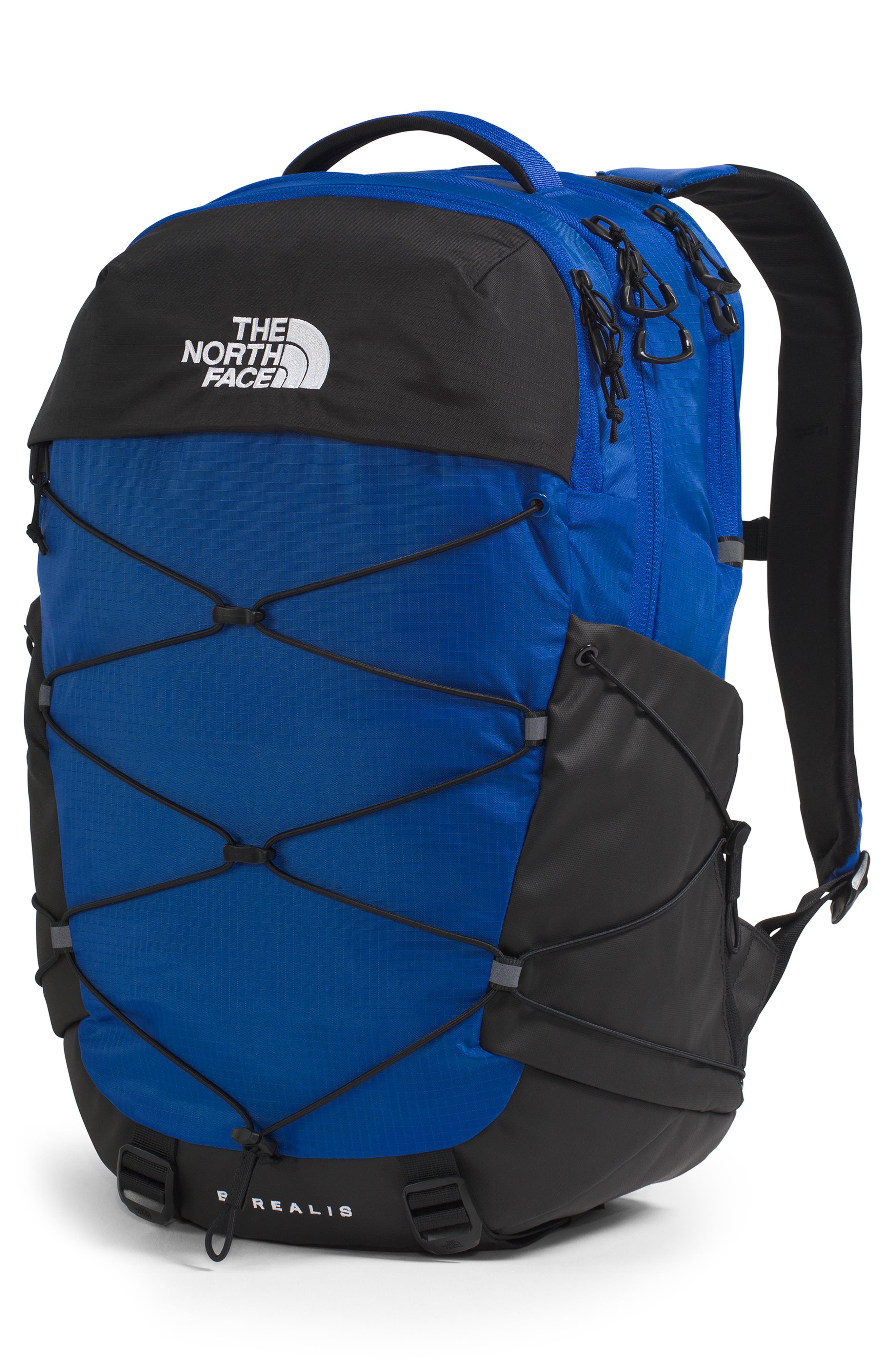 Kids' Borealis Backpack, Alternate, color, TNF BLUE/ TNF BLACK/ TNF BLACK