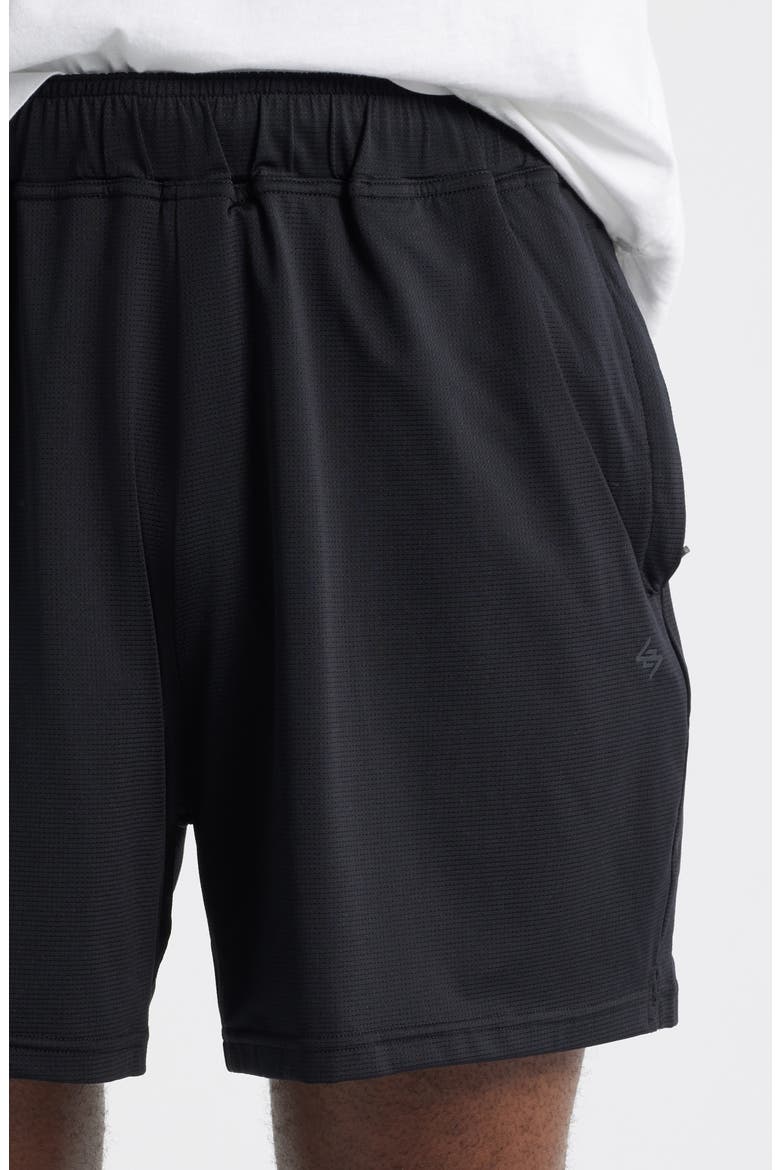 DNA Performance Mesh Shorts, Alternate, color, JET BLACK