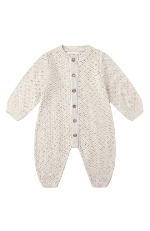 Pointelle Sweater Romper (Baby)