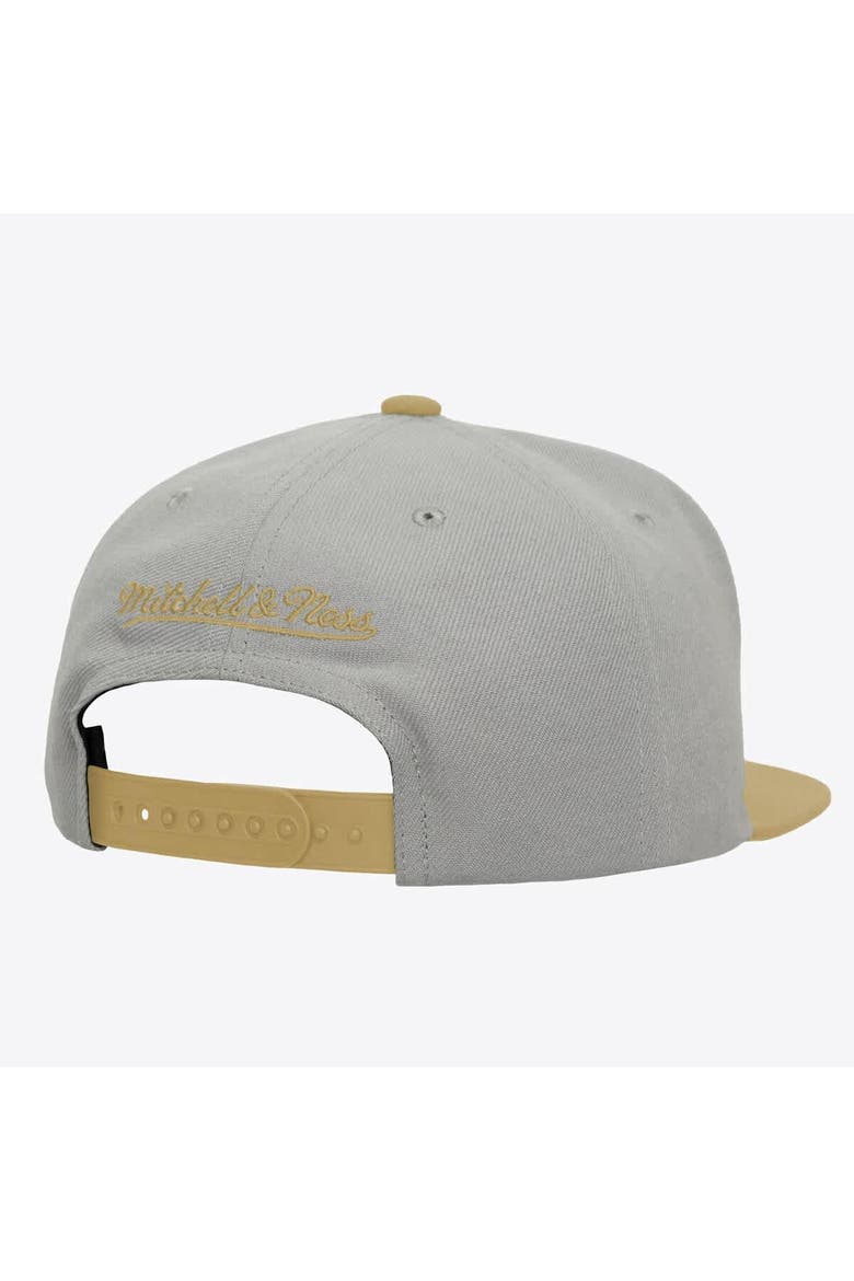 Men's Mitchell & Ness  Gray/Gold UCF Knights Plaid OG Snapback Hat, Alternate, color, Gray