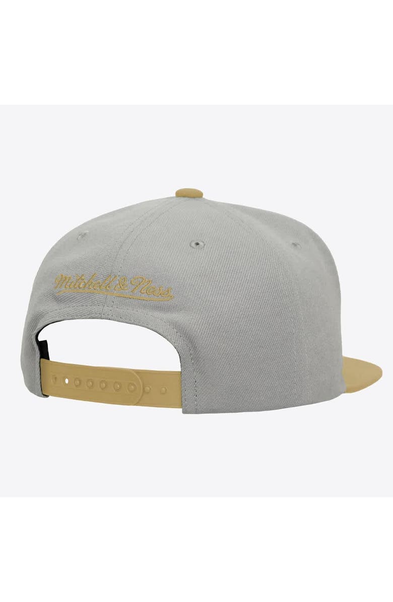 Mitchell & Ness Men's Mitchell & Ness Gray/Gold UCF Knights Plaid OG Snapback Hat, Alternate, color, Gray