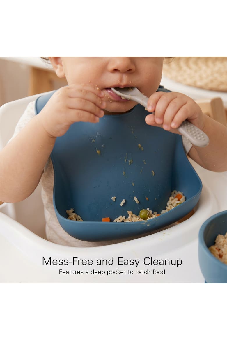 Silicone Baby Feeding Set 11-Piece, Alternate, color, Blue