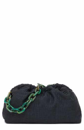 Mansur Gavriel Twist Cloud Raffia Top Handle Bag